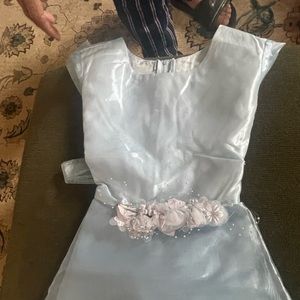 COPY - Beautiful flower girl dress in baby blue color
